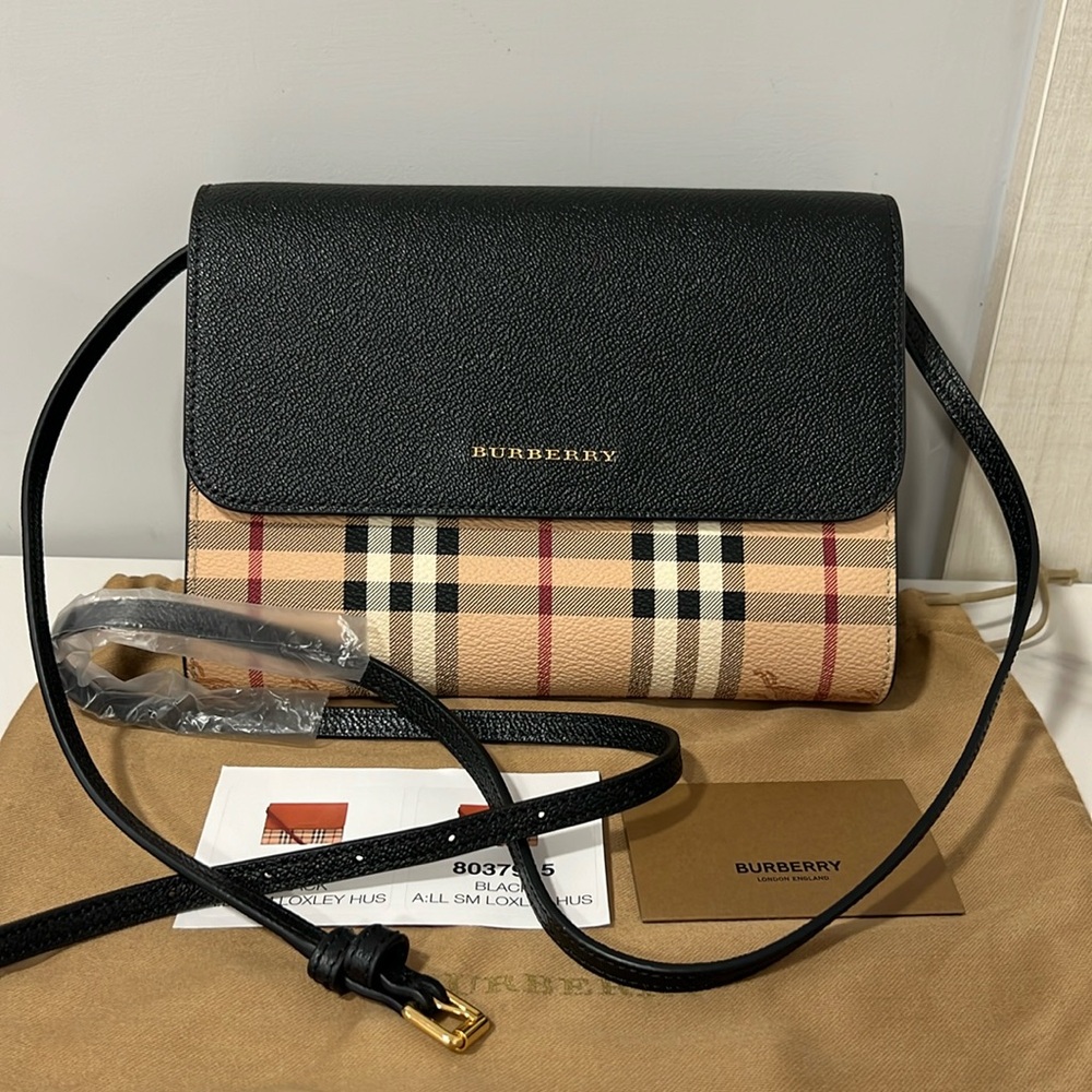 Authentic Burberry SM Loxley Crossbody